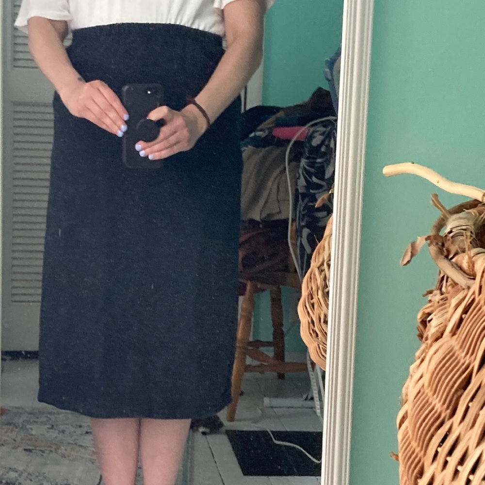 Two Star Dog 100% Hemp midi skirt. Vintage
